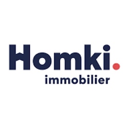 logo agence immobilière low cost en ligne homki